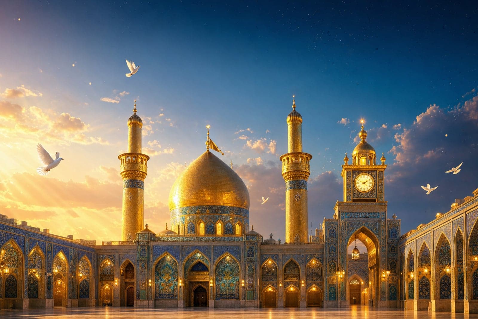 مرقد أمير المؤمنين علي عليه السلام في النجف الأشرف